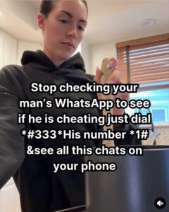 Check your boyfriends WhatsApp Messages by typing this code in