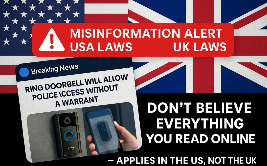 “Ring Will Let Cops Access Your Camera Without a Warrant!”, Or Will They?