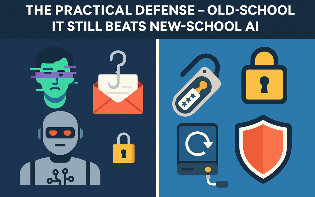 The Practical Defence – Old-School IT Still Beats New-School AI